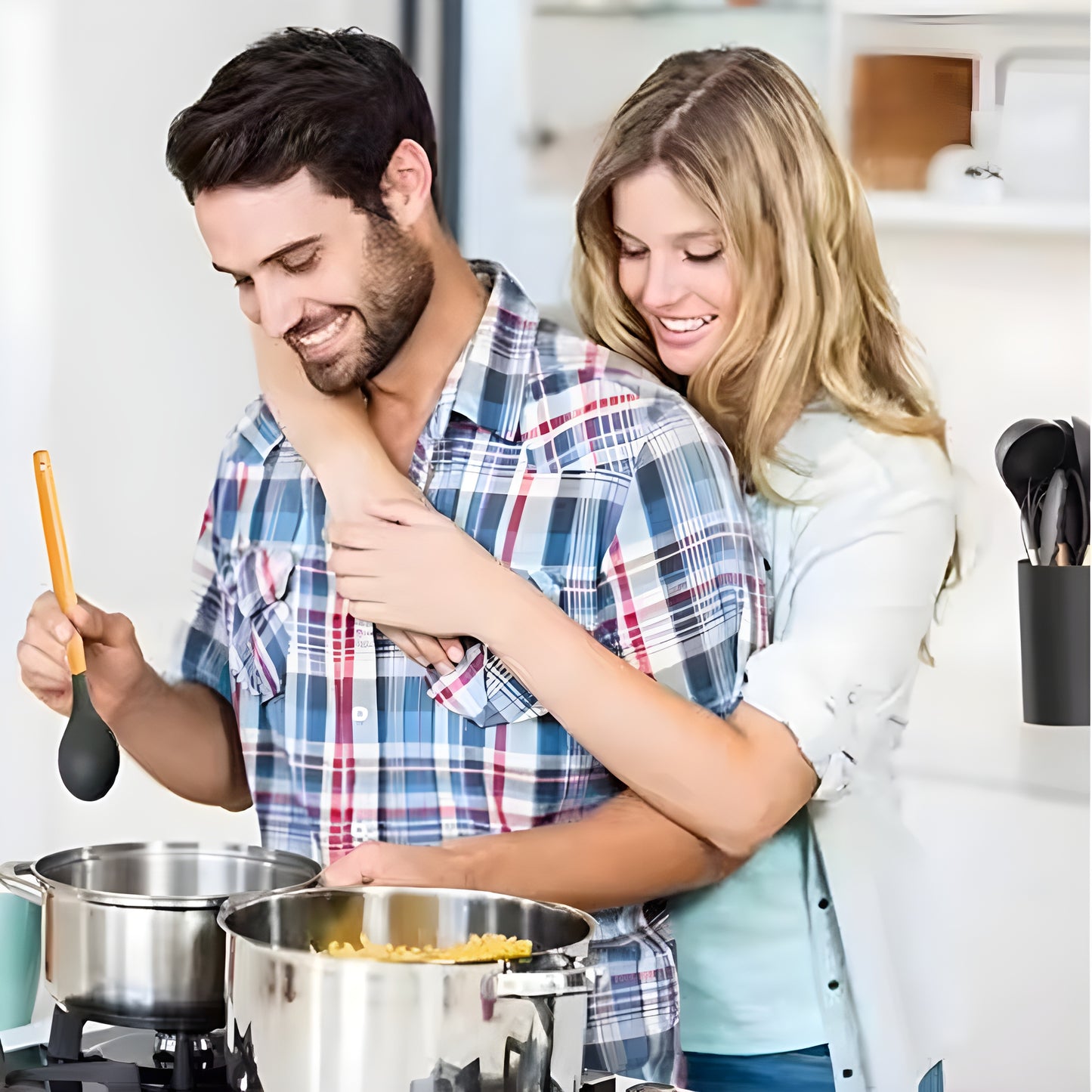 Ensemble complet de 12 ustensiles de cuisine en silicone et bois