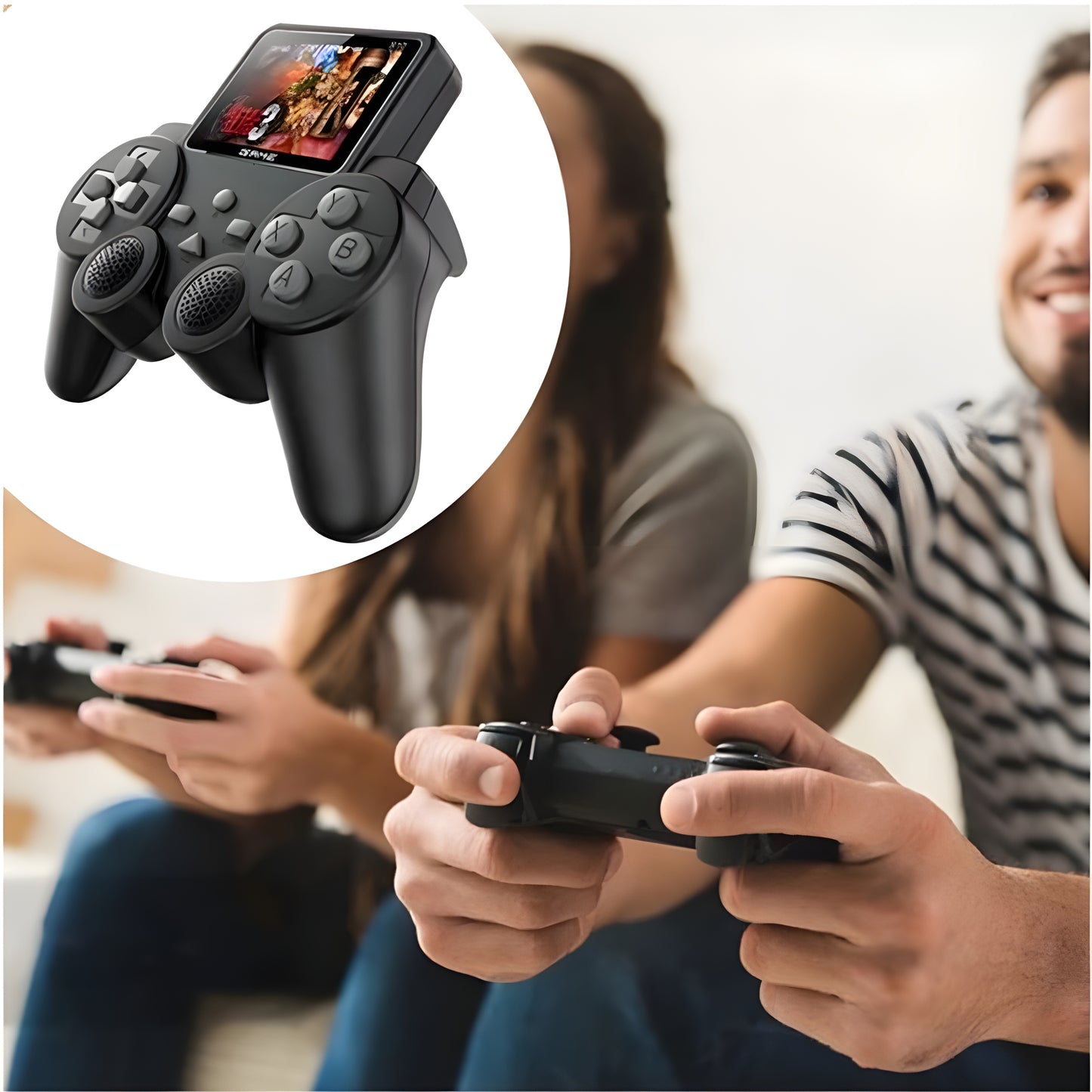 Console de Jeu Portable avec Écran - 520 Jeux Inclus